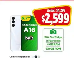 Bodega Aurrerá Samsung A16 oferta