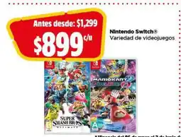 Bodega Aurrerá Nintendo Switch Variedad de videojuegos oferta
