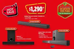 Bodega Aurrerá Phillips Barra de Sonido TAB5109 2.0 oferta