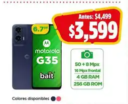 Bodega Aurrerá Motorola G35 oferta