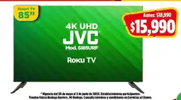 Bodega Aurrerá JVC 4K UHD Roku TV oferta