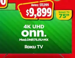 Bodega Aurrerá onn. 4K UHD Roku TV oferta