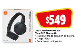 Bodega Aurrerá JBL Audífonos On Ear Tune 520 Bluetooth oferta