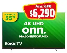 Bodega Aurrerá Roku TV 55 oferta