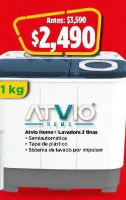 Bodega Aurrerá Atvio Home Lavadora 2 tinas oferta