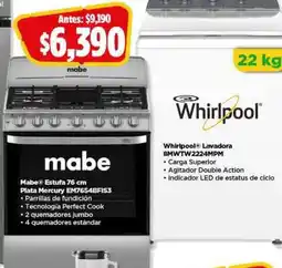 Bodega Aurrerá Mabe Estufa 76 cm oferta