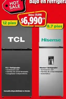 Bodega Aurrerá TCL Refrigerador oferta