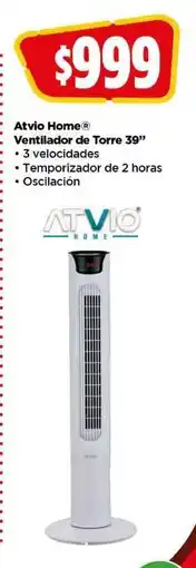 Bodega Aurrerá Atvio Home Ventilador de Torre 39” oferta