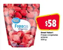 Bodega Aurrerá Great Value Fresas congeladas enteras oferta