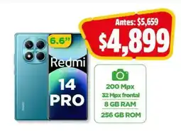 Bodega Aurrerá Redmi 14 Pro oferta