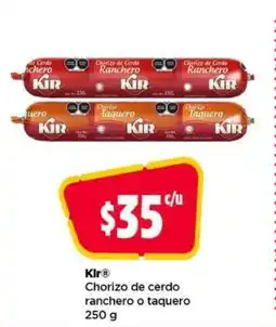 Bodega Aurrerá Kir Chorizo de cerdo ranchero o taquero oferta