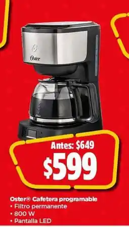 Bodega Aurrerá Oster Cafetera programable oferta