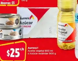 Bodega Aurrerá Aurrera Aceite vegetal 800 ml o Azúcar estándar 900 g oferta