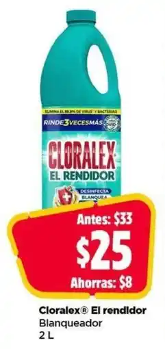 Bodega Aurrerá Cloralex El rendidor oferta