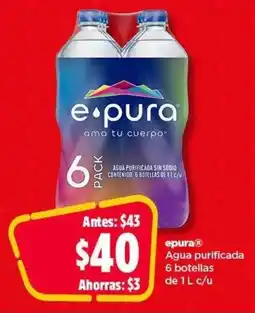 Bodega Aurrerá Epura Agua purificada oferta