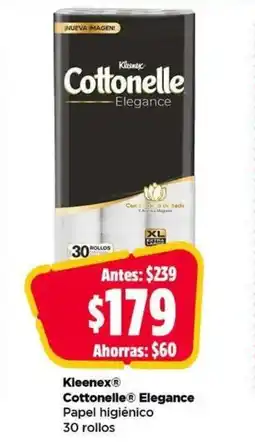 Bodega Aurrerá Kleenex, Cottonelle, Elegance Papel higiénico oferta