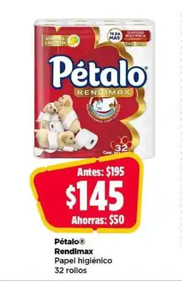Bodega Aurrerá Pétalo Rendimax oferta