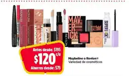 Bodega Aurrerá Maybelline o Revlon oferta