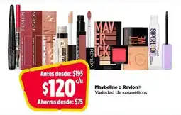 Bodega Aurrerá Maybelline o RevlonMICRO Cosméticos oferta
