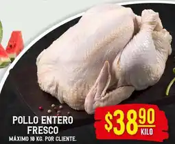 Soriana Híper Pollo Entero Fresco oferta