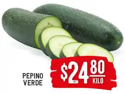 Soriana Híper Pepino verde oferta