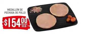 Soriana Híper Medallón de Pechuga de Pollo oferta