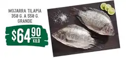 Soriana Súper Mojarra tilapia oferta