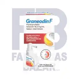 Farmacias Bazar GRANEODIN F 16.2MG/ML SABOR MIEL-LIMON SOLUCION CON ATOMIZADOR 15ML oferta