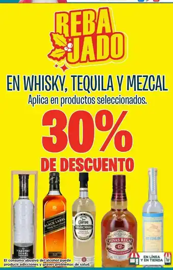 HEB Whisky, tequila y mezcal oferta