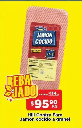 Hill country fare jamón cocido a granel