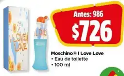 Moschino i love love