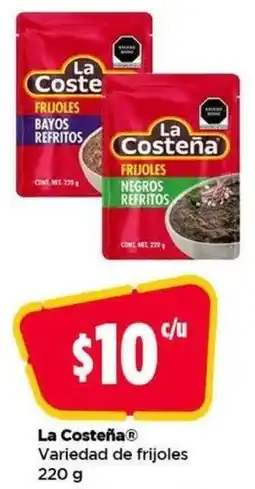 Bodega Aurrerá La Costeña Variedad de frijoles oferta