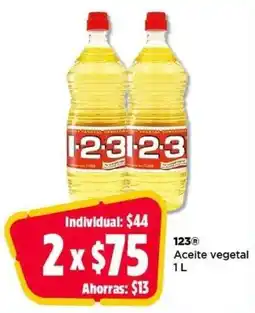 Bodega Aurrerá 123 Aceite vegetal oferta
