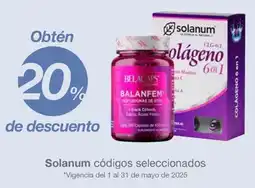 Soriana Híper Solanum códigos seleccionados oferta