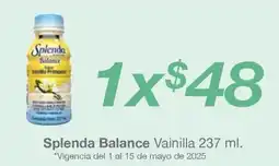 Soriana Híper Splenda Balance Vainilla oferta