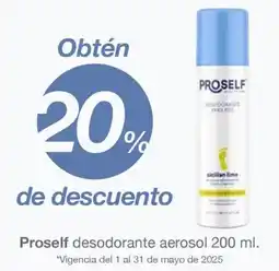 Soriana Híper Proself desodorante aerosol oferta