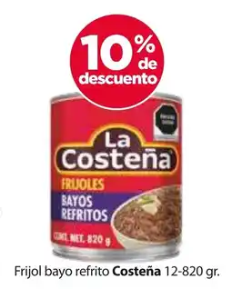 Zorro Frijol bayo refrito Costeña oferta