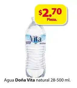 Zorro Agua Doña Vita natural oferta