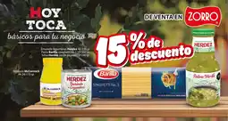 Zorro Ensalada legumbres Herdez / Pasta Barilla spaghetti / Salsa Herdez verde picante oferta