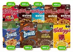 Bodega Aurrerá Kellogg's, Froot Loops, Extra, Zucaritas, Choco Krispis o Corn pops cereals oferta