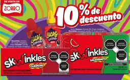 Zorro Skwinkles chamoy wrigleys oferta