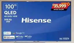 Walmart Hisense QLED 4K UHD/HDR oferta