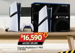 Walmart Consola PlayStation 5 PRO 2 TB SSD oferta