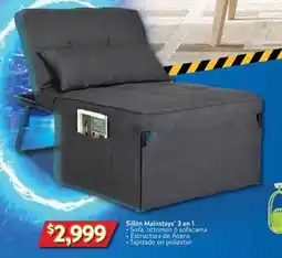 Walmart Sillón Mainstays 3 en 1 oferta