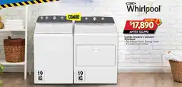 Walmart Combo lavadora y secadora Whirlpool oferta