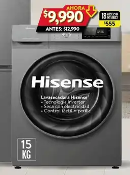 Walmart Lavasecadora Hisense oferta