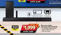 Walmart Barra de sonido Samsung HW-T420/ZX oferta