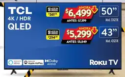 Walmart TCL 4K / HDR QLED oferta