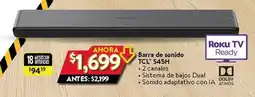 Walmart Barra de sonido TCL S45H oferta