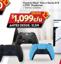 Walmart Control Xbox One o Series X/S o PS5 Dualsense oferta